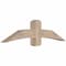Ekena Millwork Bellingham Smooth Timber Gable Bracket, Douglas Fir, 60"W x 15"H x 5 1/2"D x 5 1/2"F, 6/12 Pitch GBW060X15X0606BEL00SDF - alternate 5